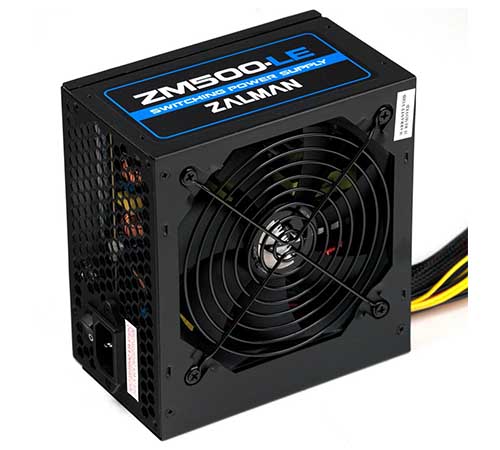 Fonte 500W Zalman ZM500-LE Eficiência 81% | Oficina dos Bits