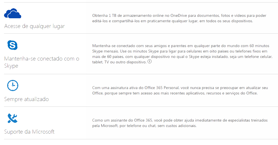 OFERTA DO DIA  Office 365 Personal + 1 TB de armazenamento no