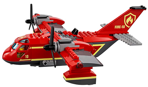 Lego 60217 City Avião De Combate Ao Fogo Cod 360