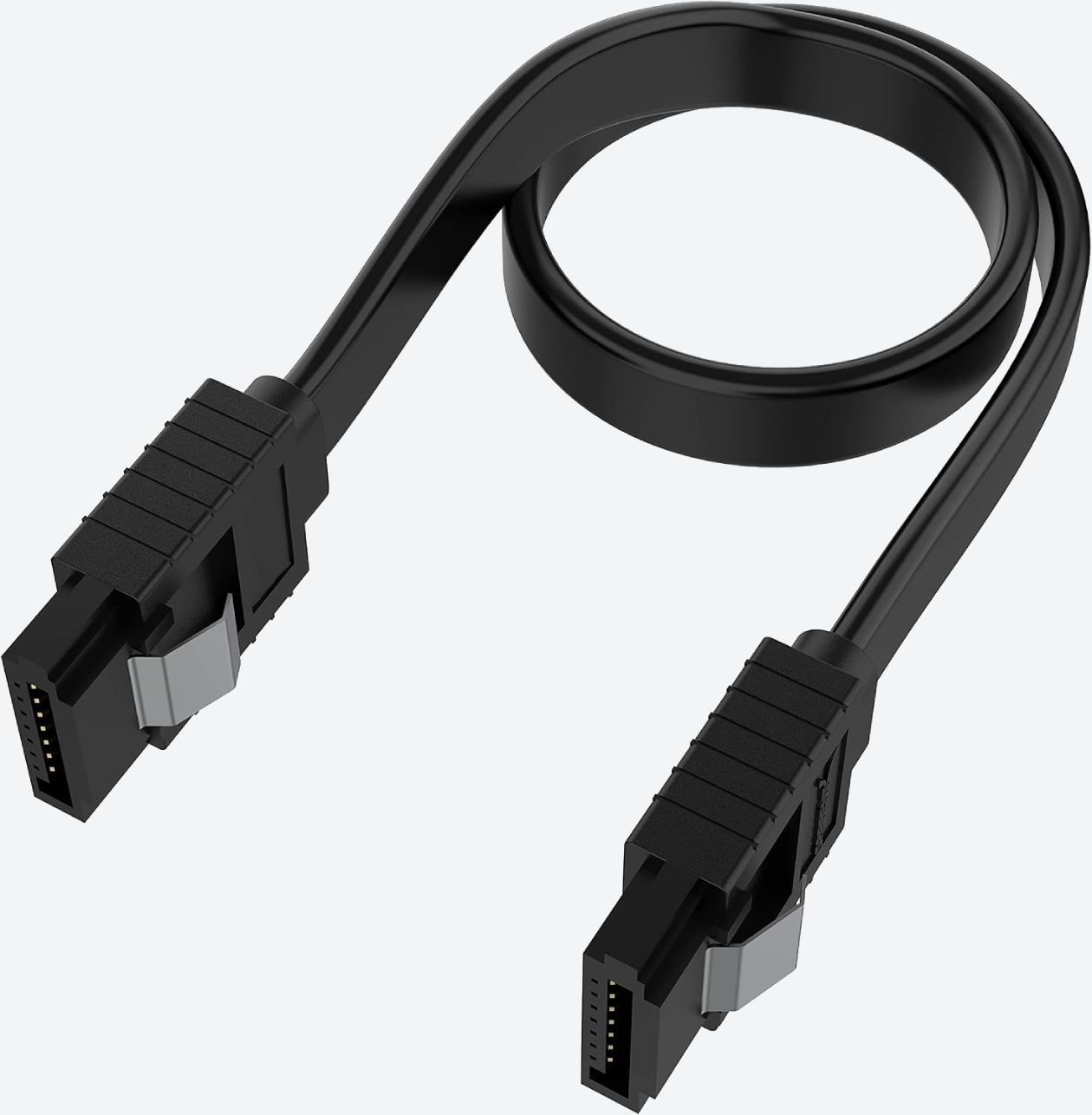 Cabo SATA 3 - 6 Gb/s - 40cm - Preto - Visão principal