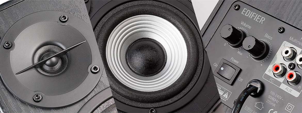 Caixa de Som 2.0 Edifier R1100 21W RMS