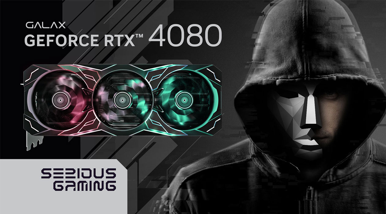 Placa de Vídeo RTX 4080 SG 1-Click OC GALAX GeForce 16 GB GDDR6X