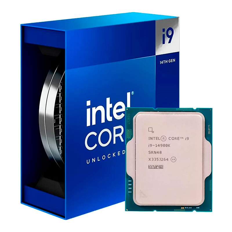 Processador Intel Core i9-14900K em sua embalagem
