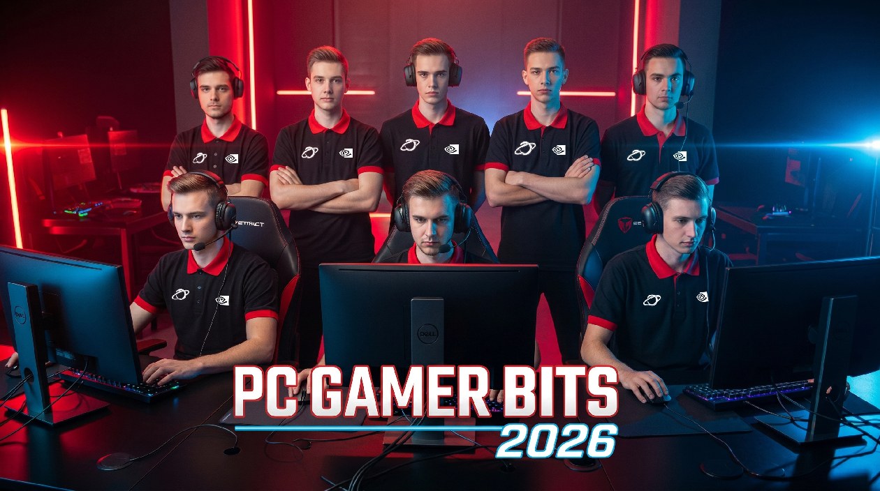 PC Gamer Bits Vortex 2025 - Vista frontal completa com iluminação ARGB