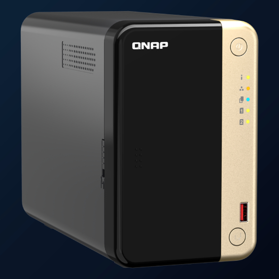 Storage NAS QNAP TS-264-8G - Nuvem Pessoal Privada