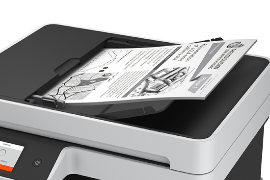 Impressão em ação na Epson EcoTank M3180