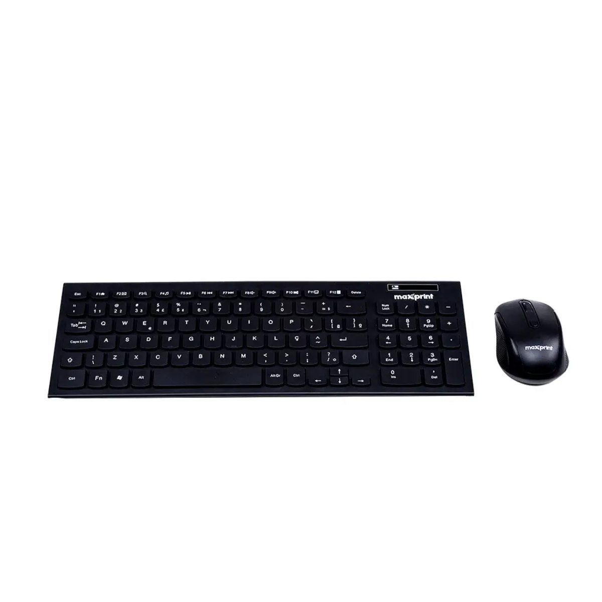 Kit Teclado e Mouse sem Fio Maxprint CW1001
