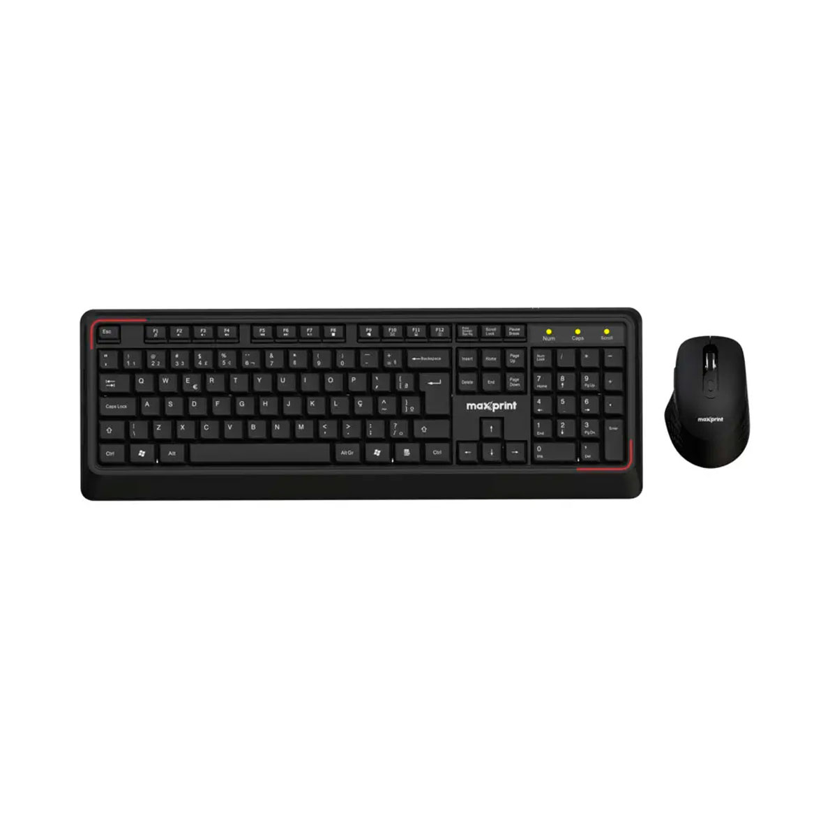 Kit Teclado e Mouse sem Fio Maxprint CW2000