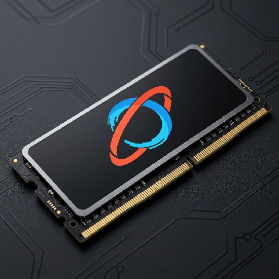 Ilustração de um pente de memória RAM SODIMM para notebook