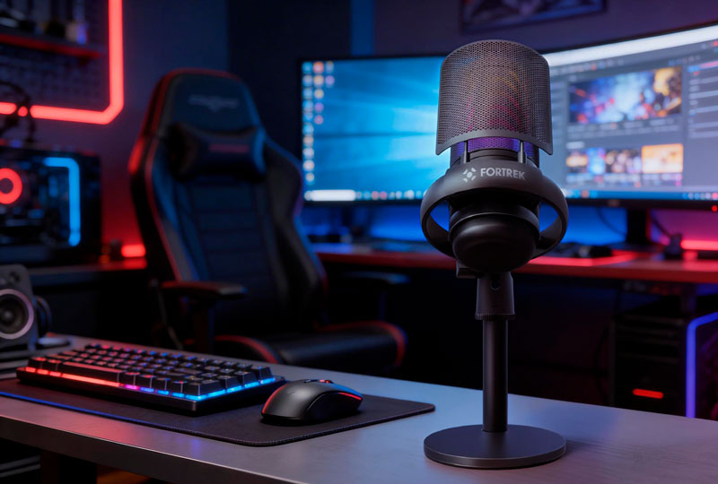 Microfone Gamer Fortrek MIC10