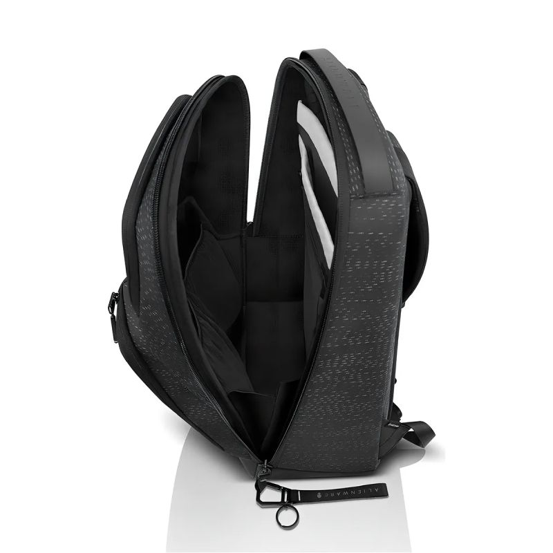 Bolsos internos e divisões da mochila