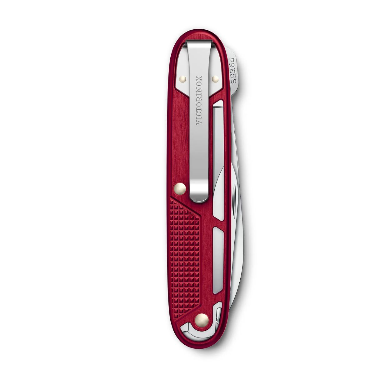 Estrutura em Alox anodizado do Canivete Victorinox Synergy