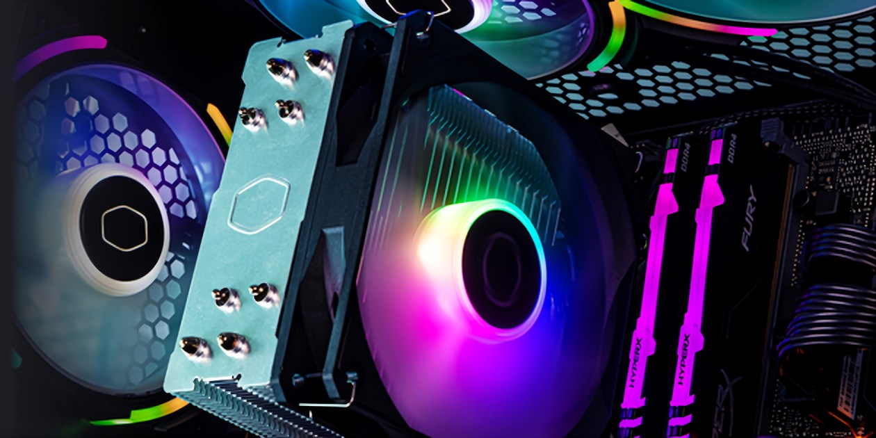 Exemplo de instalação ou Setup com o Cooler