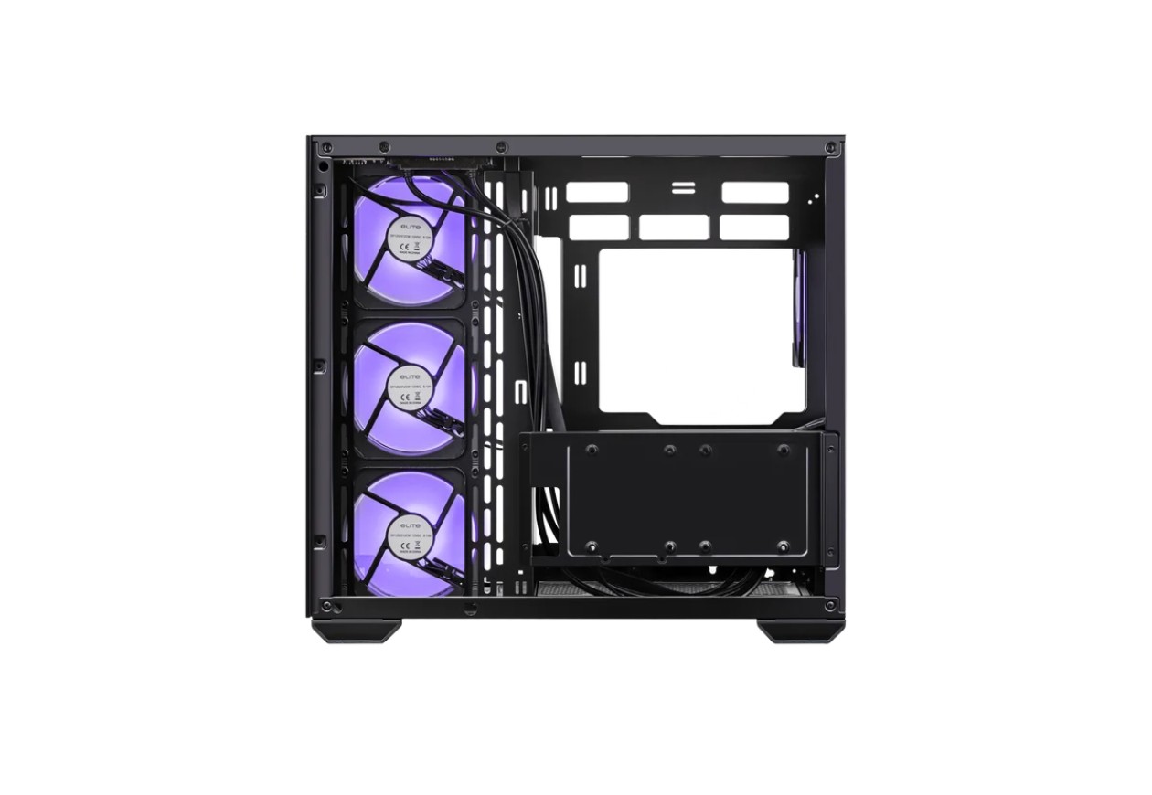 Gestão de cabos e Dual Chamber do Elite 681