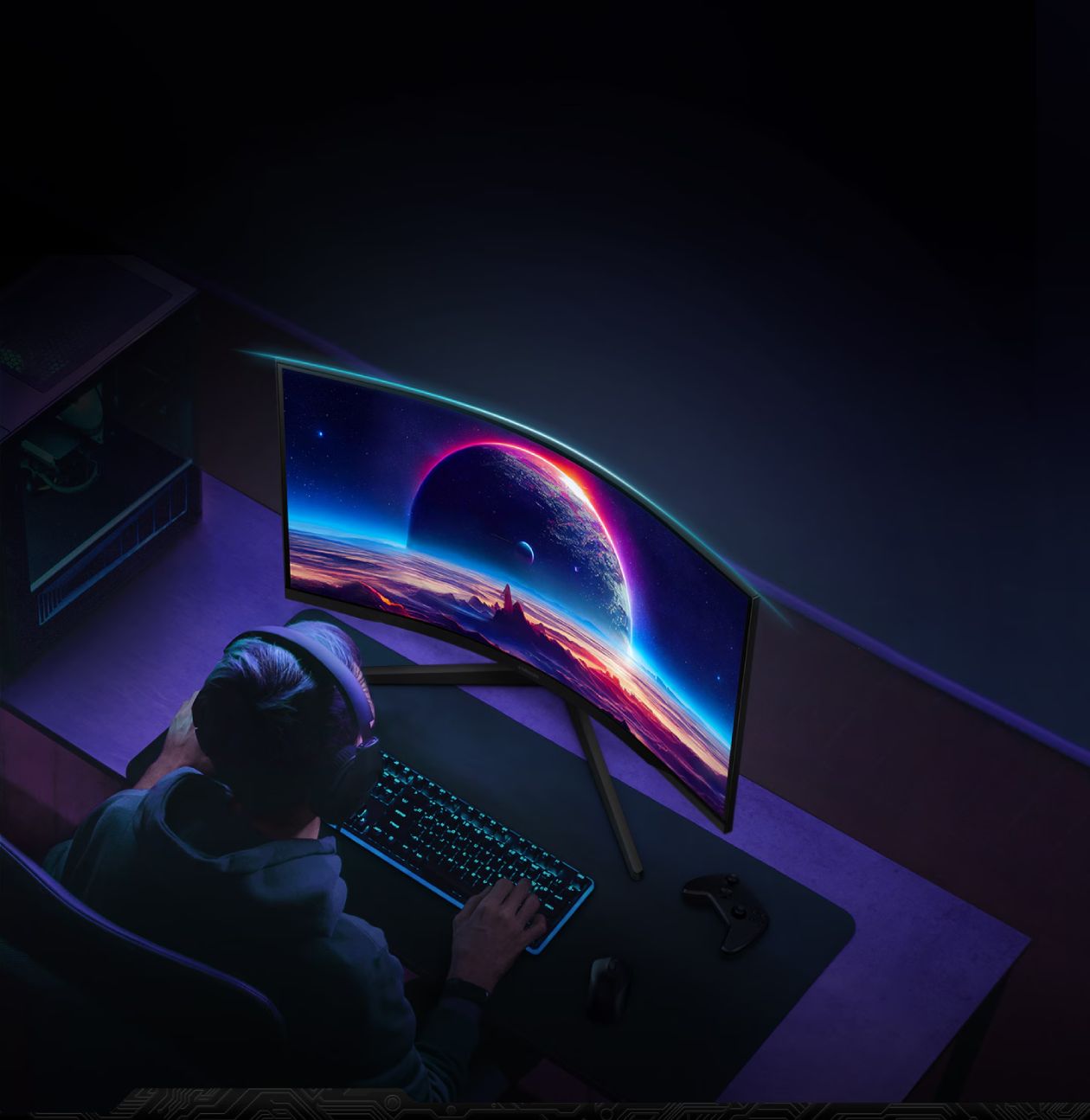 Taxa de Atualização de 165Hz e 1ms