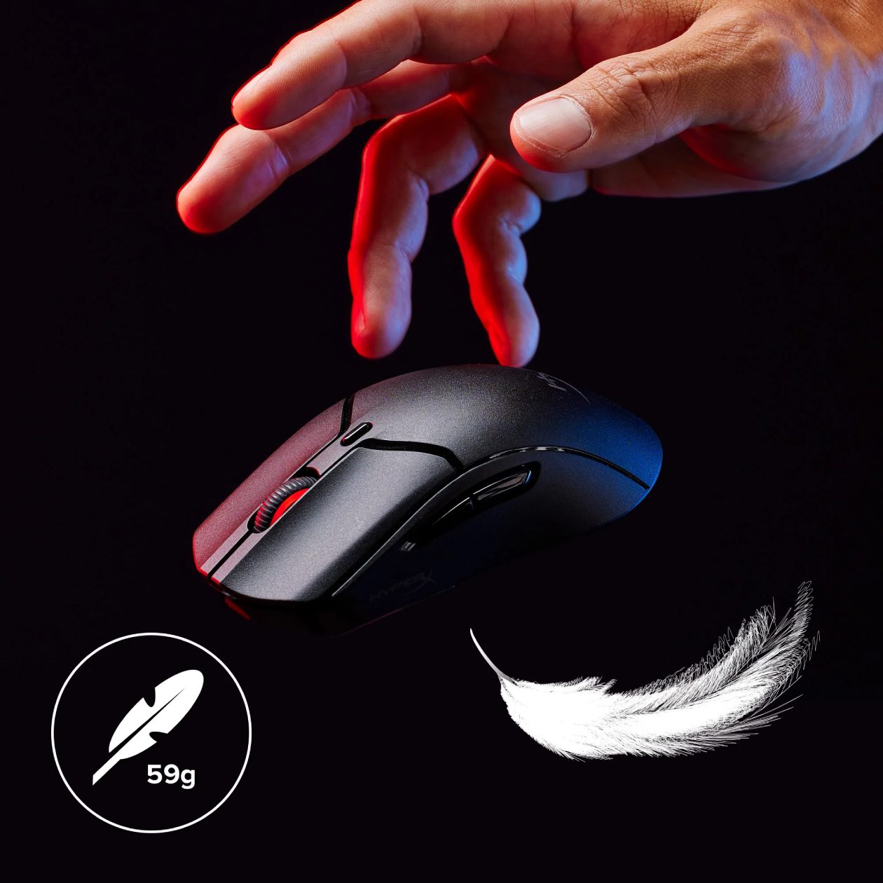 Sensor e Performance HyperX Pulsefire Haste 2 Mini