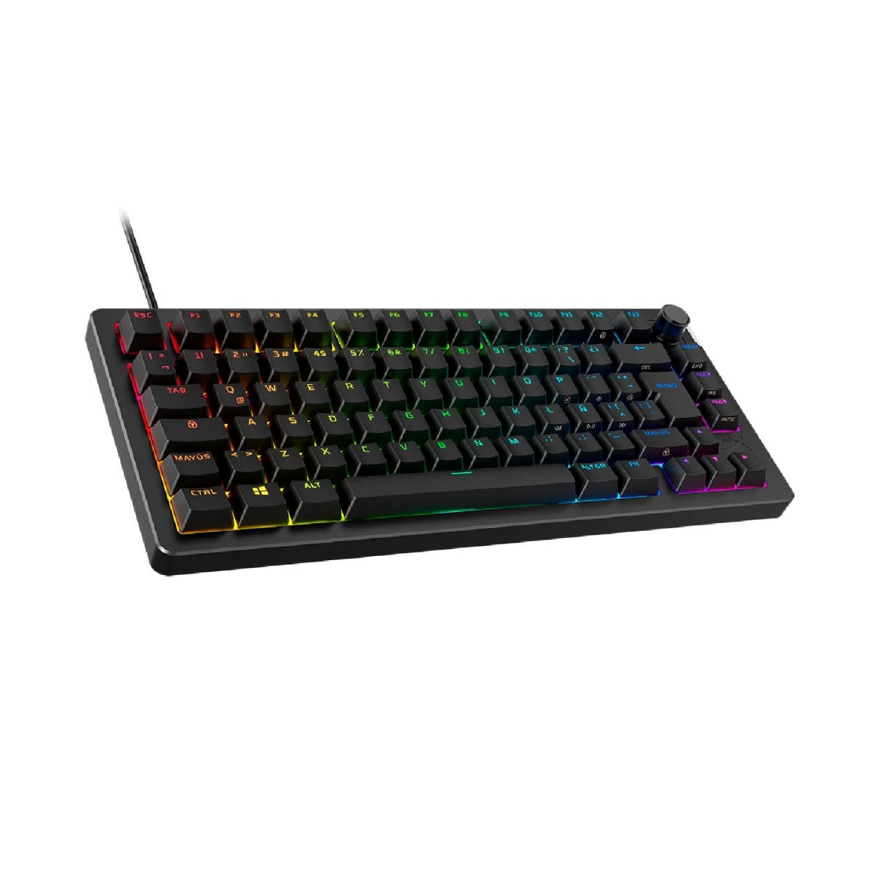 Switches Lineares e Desempenho HyperX Alloy Rise 75
