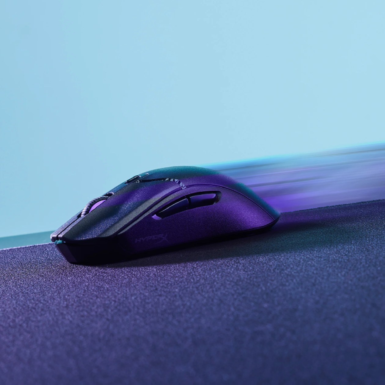 Design leve e ergonômico do Mouse HyperX Pulsefire Haste 2 Core