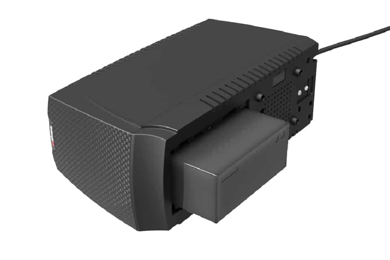 Conexão para bateria externa do Nobreak TS Shara UPS Universal 1200VA