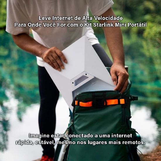 Starlink Mini instalação simples