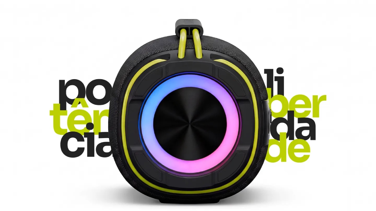 Caixa de Som Get Pop Lite 40W potência RMS compacta