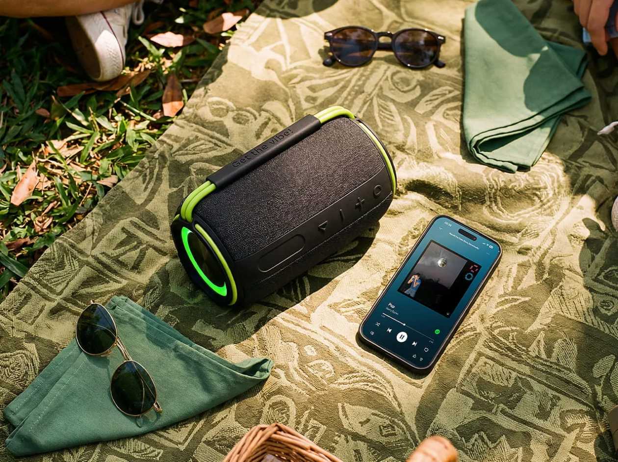 Bluetooth 5.3 na caixa de som Get Pop Lite conexão estável