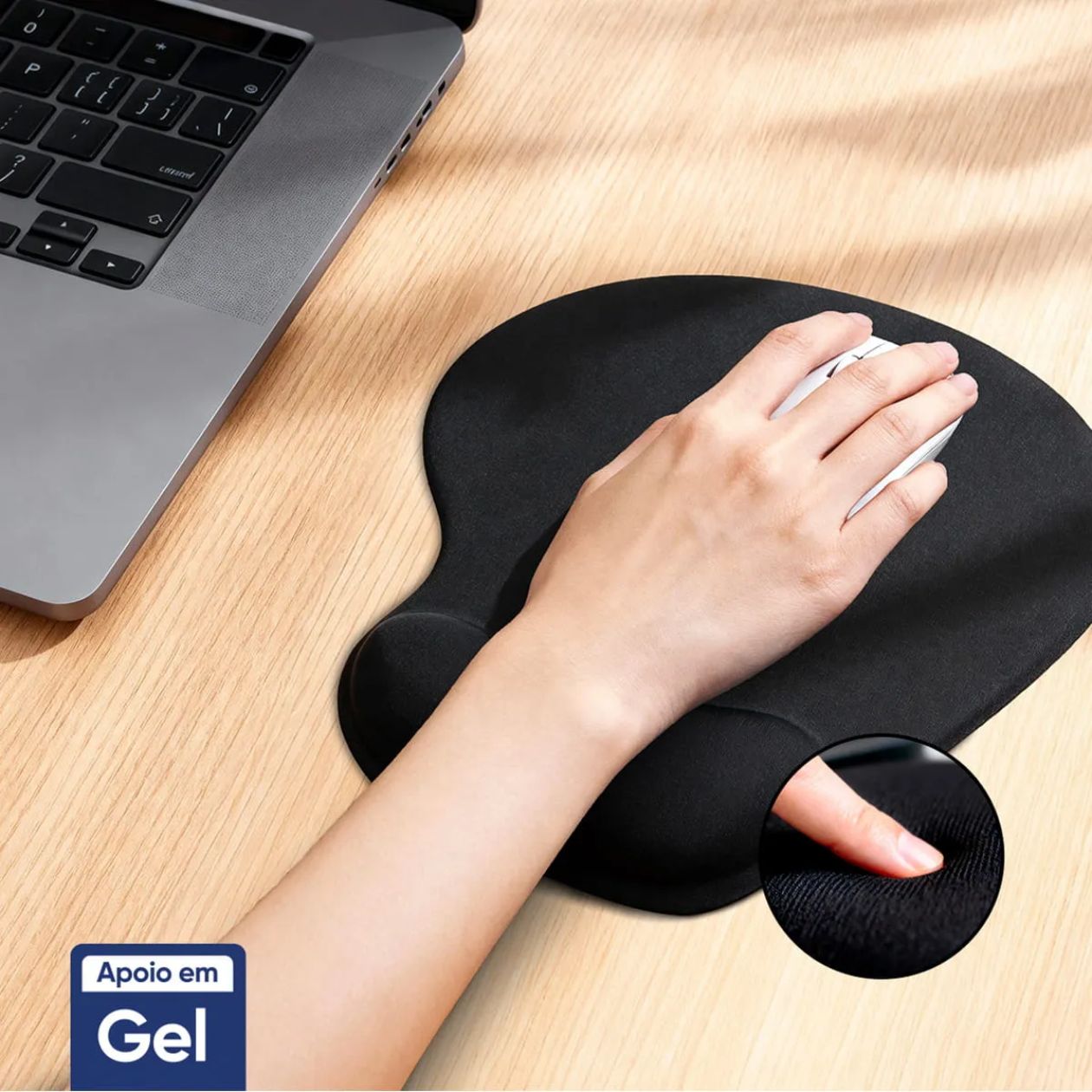 Base anti-deslizante do mousepad Get Comfort 73353