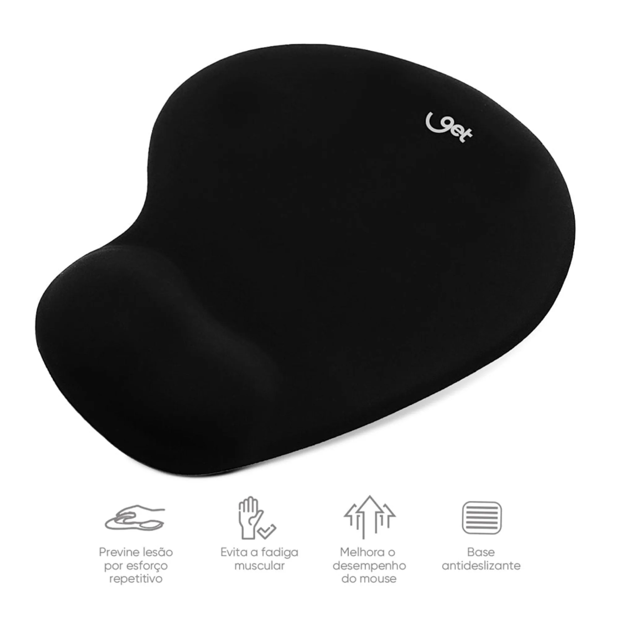 Mousepad Get Comfort 73353 previne LER e fadiga muscular