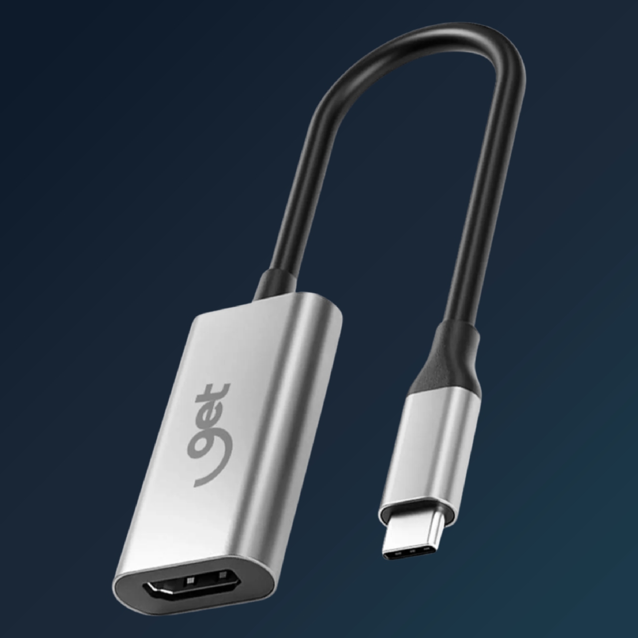 Cabo Adaptador Conversor USB-C para HDMI 4K Ultra HD Get 73365