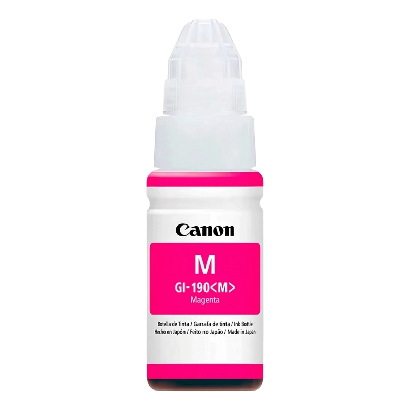 Refil de Tinta Canon GI-190M Magenta - Detalhes do produto
