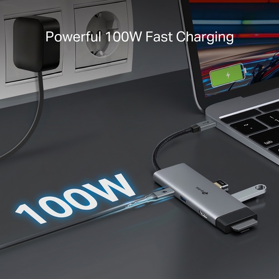 Power Delivery 100W do TP-Link UH7021C