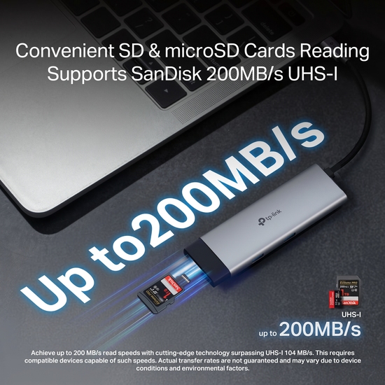 Leitores SD e microSD do TP-Link UH7021C