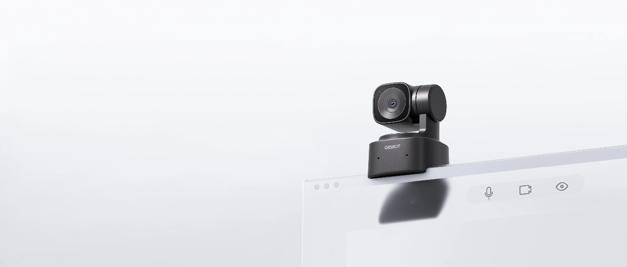OBSBOT Tiny SE Webcam Full HD 1080p com Gimbal e Rastreamento AI