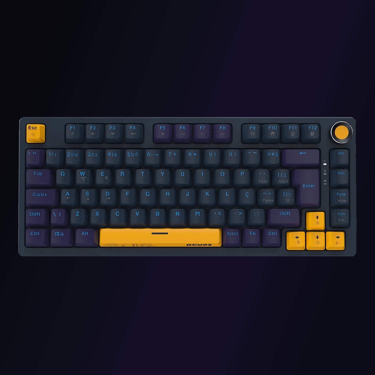 Teclado Mecânico Pcyes Arkeum Sunset Edition - visão principal