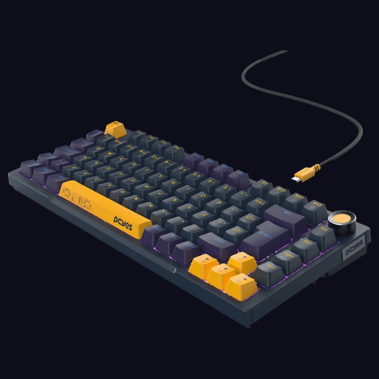 Teclado Arkeum Sunset Edition - Layout compacto 75%