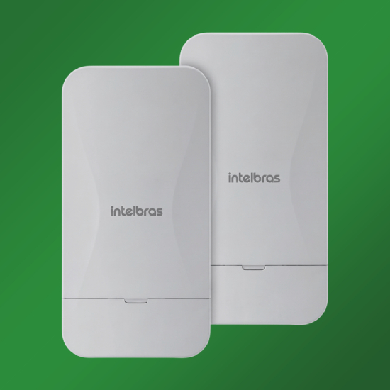 CPE Intelbras Wom 5A MIMO G2 - Kit conexão sem fio para CFTV IP