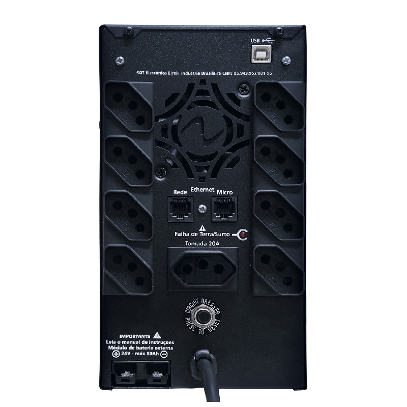 No-Break RagTech UP Nitro — Trivolt e Proteção contra Surtos
