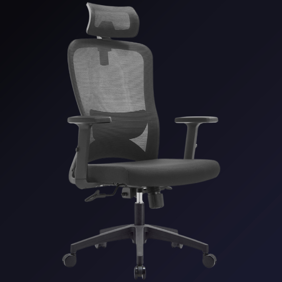 Cadeira de Escritório Bluecase Ergo Elite Preta Mesh