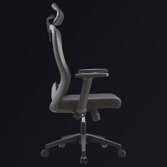 Apoio lombar e cervical ajustáveis 2D Bluecase Ergo Elite