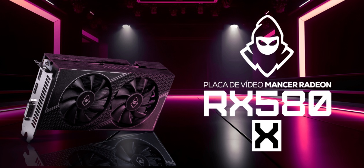 Banner Placa de Vídeo AMD Radeon RX 580 Mancer