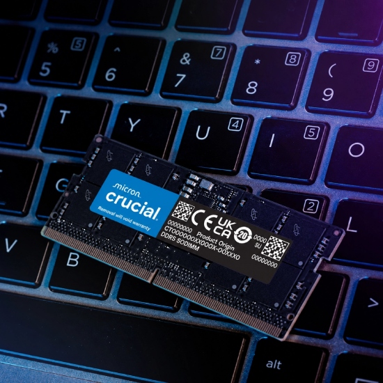 Memória SODIMM 32GB DDR5 5600MHz Crucial para Notebook