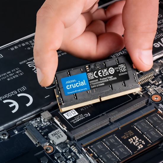 Memória SODIMM 32GB DDR5 5600MHz Crucial para Notebook