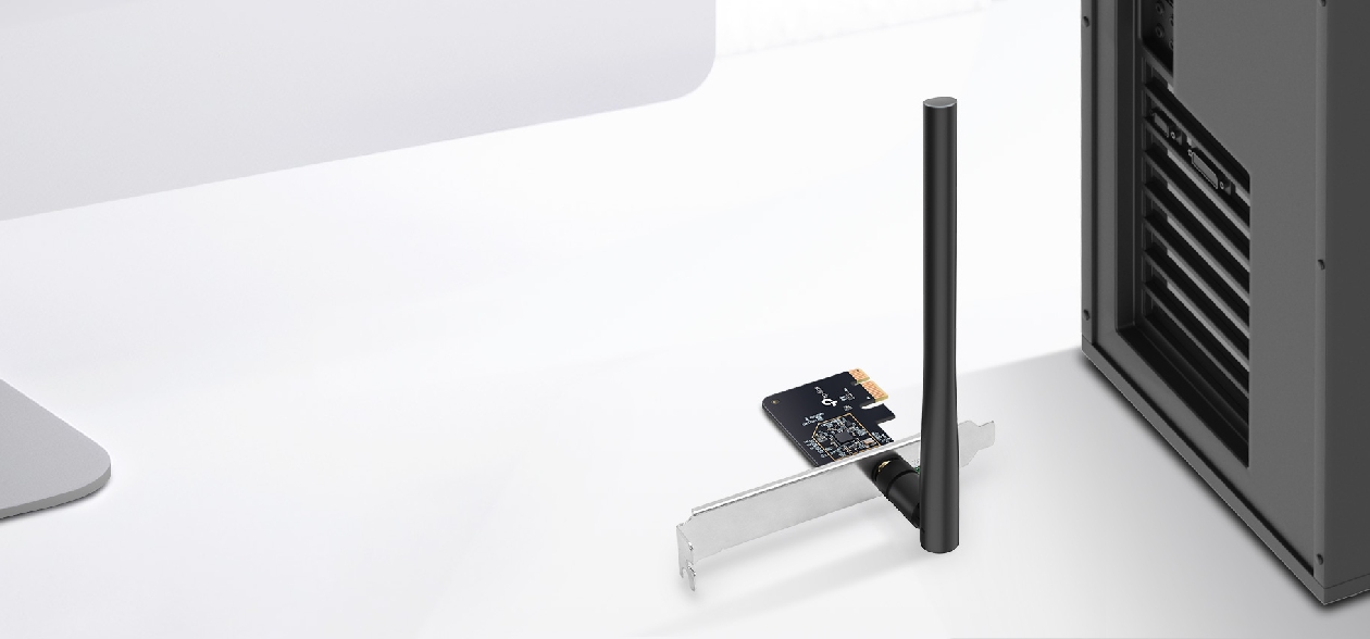 TP-Link Archer T2E - Instalação em slot PCI Express e suporte de baixo perfil