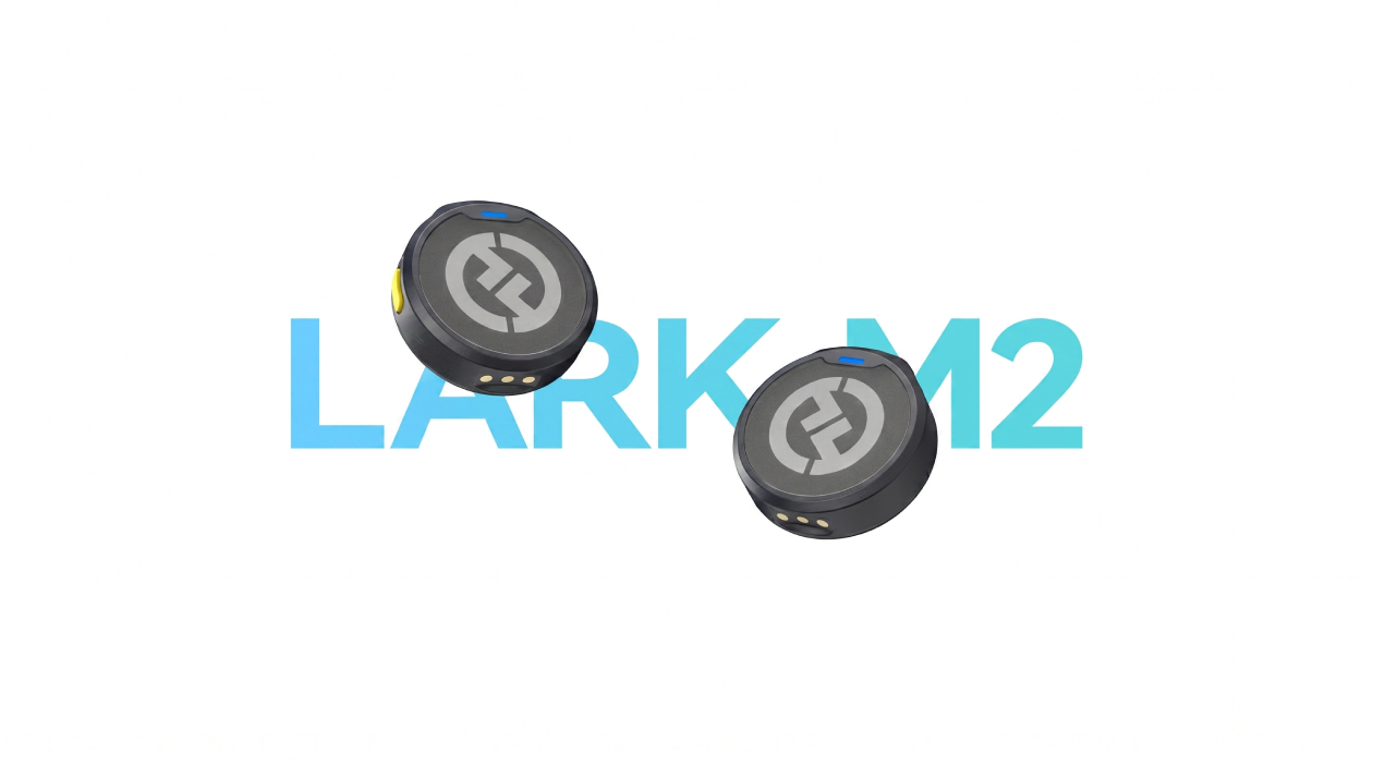 Microfone Sem Fio de Lapela Hollyland Lark M2 - Banner