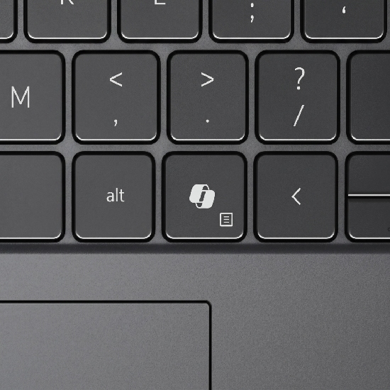 Teclado backlit e conectividade Thunderbolt 4