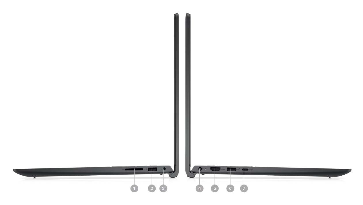 Dell Inspiron 15 3530 vista superior acabamento premium carbon black