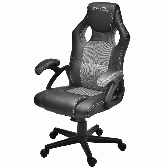 Cadeira Gamer Bright CD105 com encosto reclinável e apoio de braço em nylon