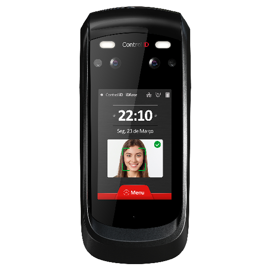 Control iD iDFace Pro com interfone SIP, conectividade e prote&ccedil;&atilde;o IP65 para controle de acesso externo