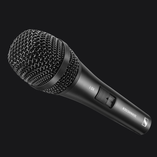 Microfone Sennheiser XS 1 com padr&atilde;o cardioide e conector XLR de 3 pinos para capta&ccedil;&atilde;o profissional