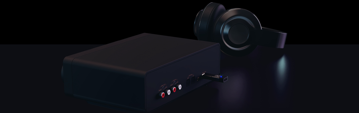 Design desktop da Sound Blaster X5 com display frontal e controles dedicados no topo